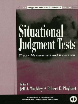cover image of Situational Judgment Tests